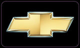 Trik Topz Hitch Cover Brand Logo Chevy Bowtie (Gold)