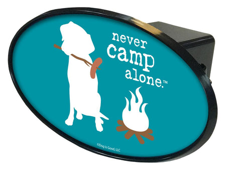 Trik Topz Hitch Cover Dog Designs  Never Camp Alone